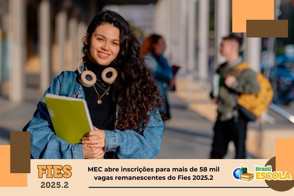 Fies 2025.2 vagas remenescentes Estudante em universidade.